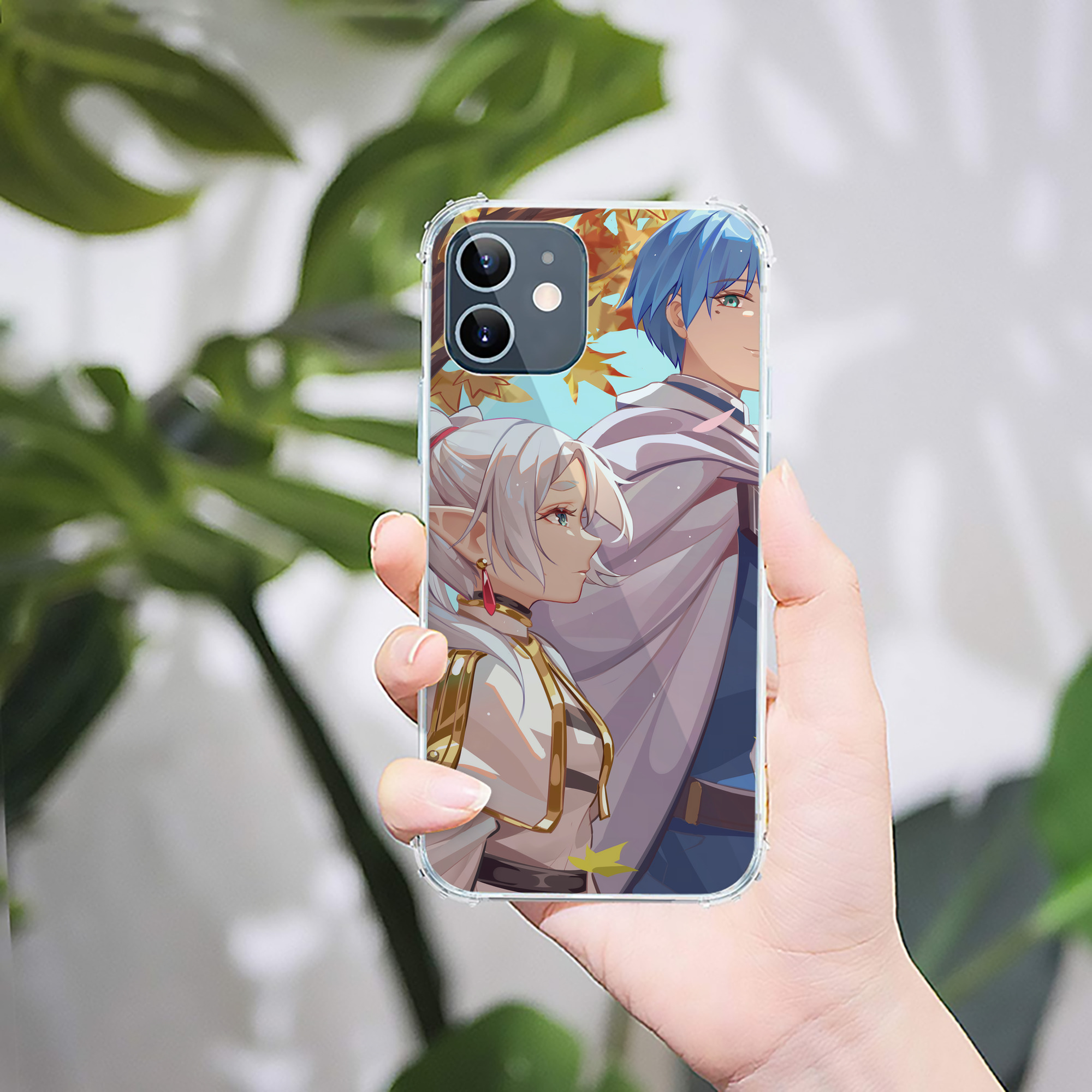 （画像用） 葬送のフリーレン Frieren 【iPhone 12シリーズ対応】透明スマホケース（クリアソフトケース）